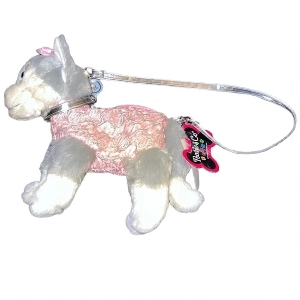 Husky purse. Grey and pink. NWT